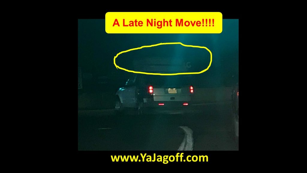 Mattress on top of car
