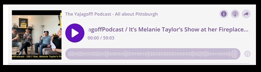 YaJagoff Podcast Player Bar