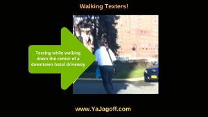 YaJAgoff Texters while walking