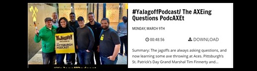 YaJagoff Podcast Axe Throwing