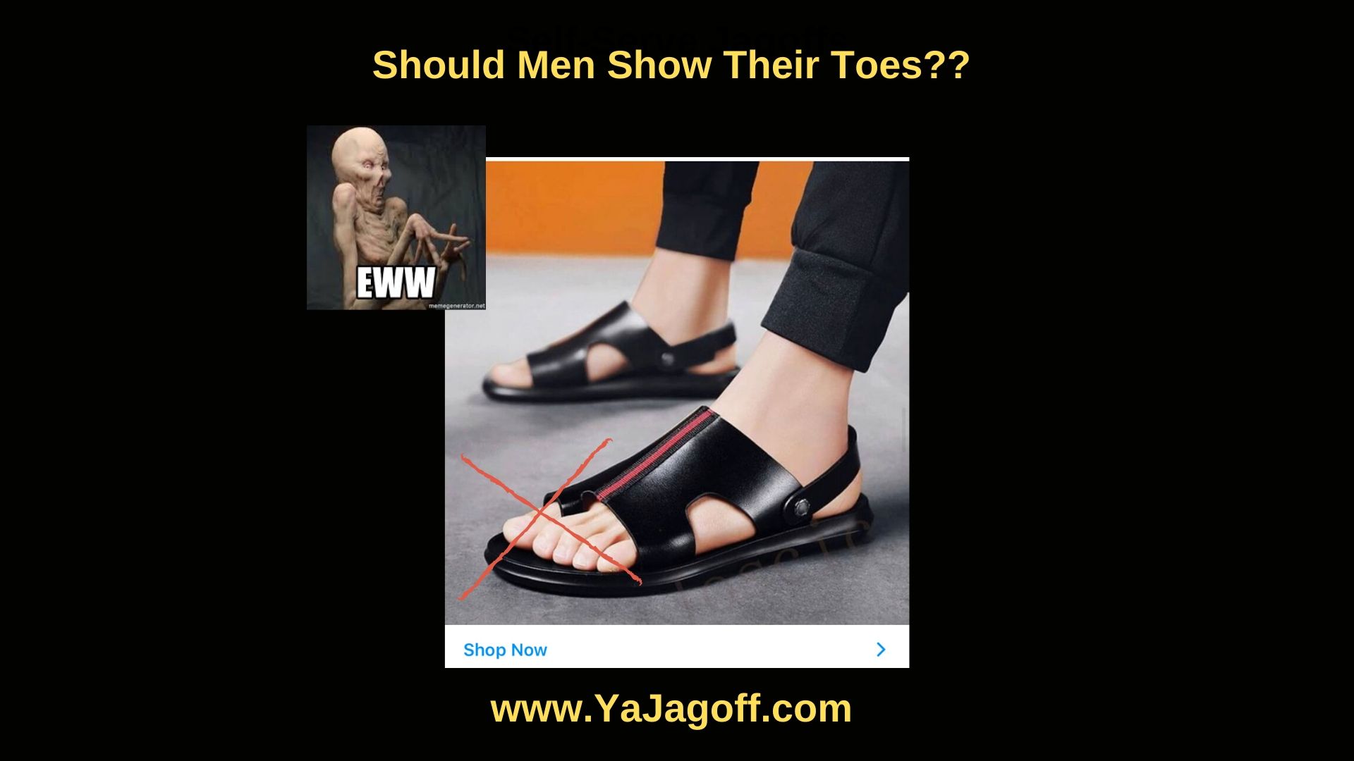 Should Men Show Their Toes