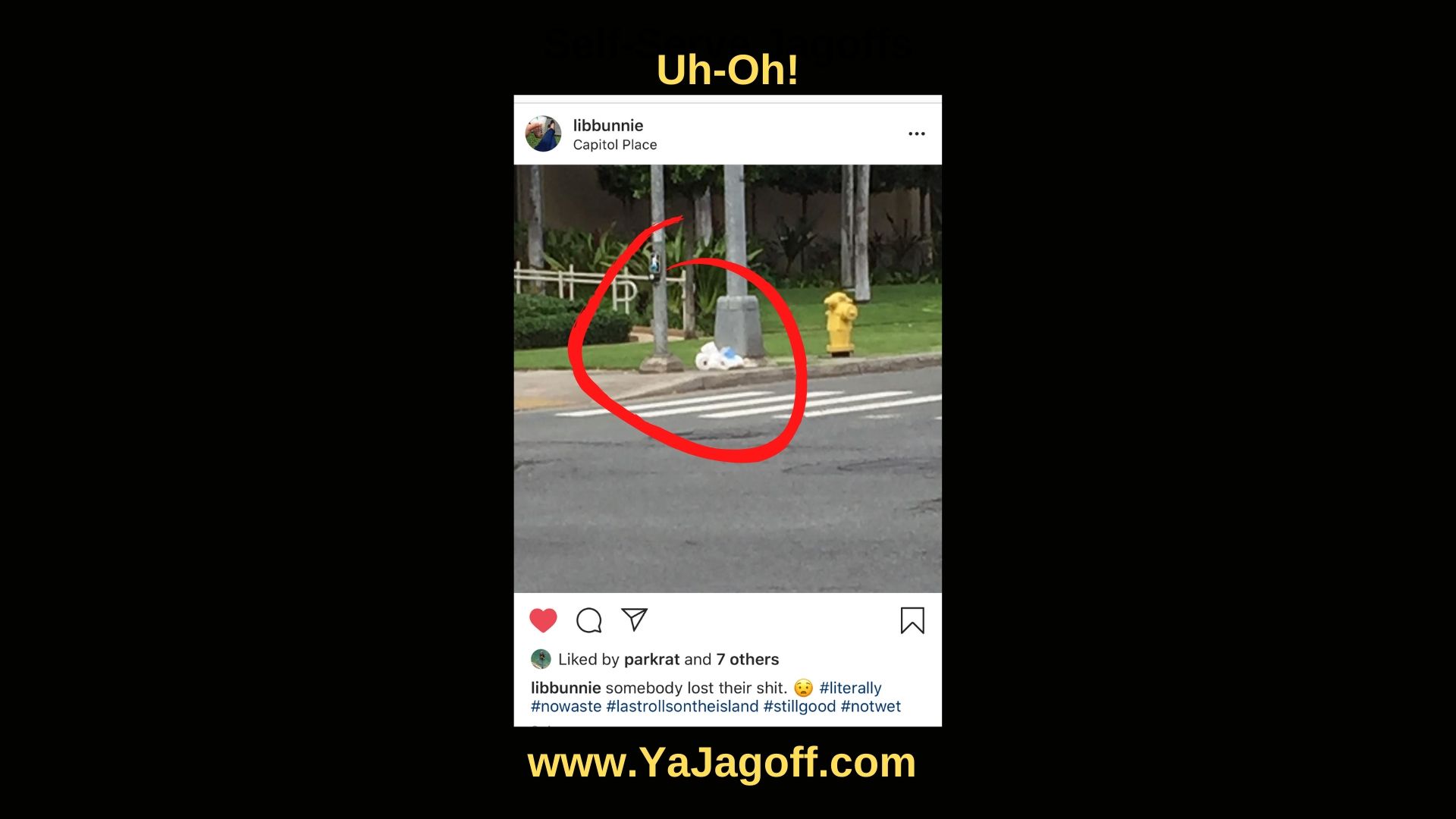 YaJagoff Post in Hawaii