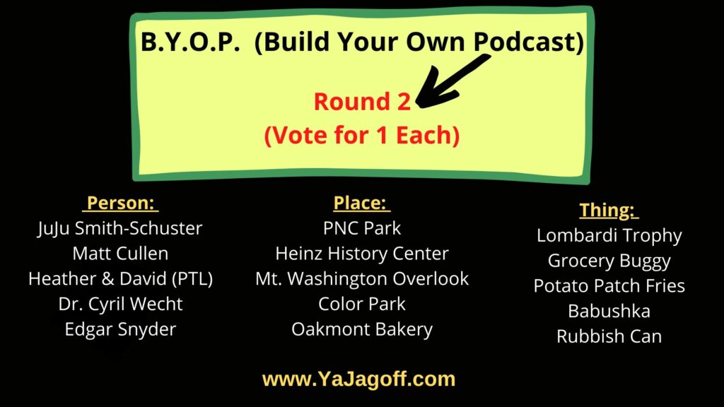 Build Your Own YaJagoff Podcast