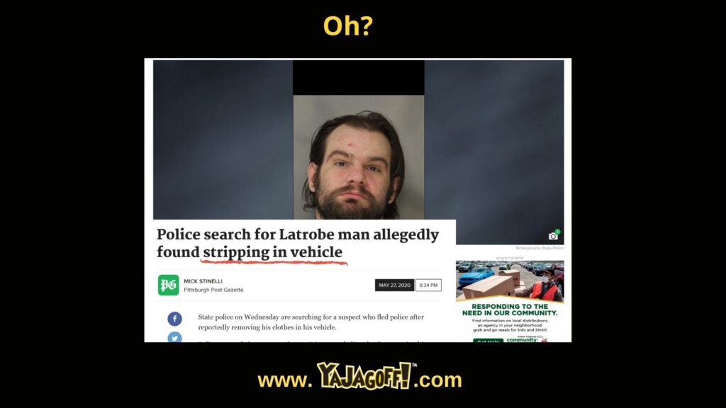 YaJagoff Podcast Car Stripper