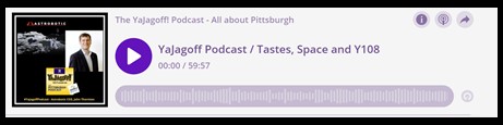 YaJAgoff Podcast Player Bar