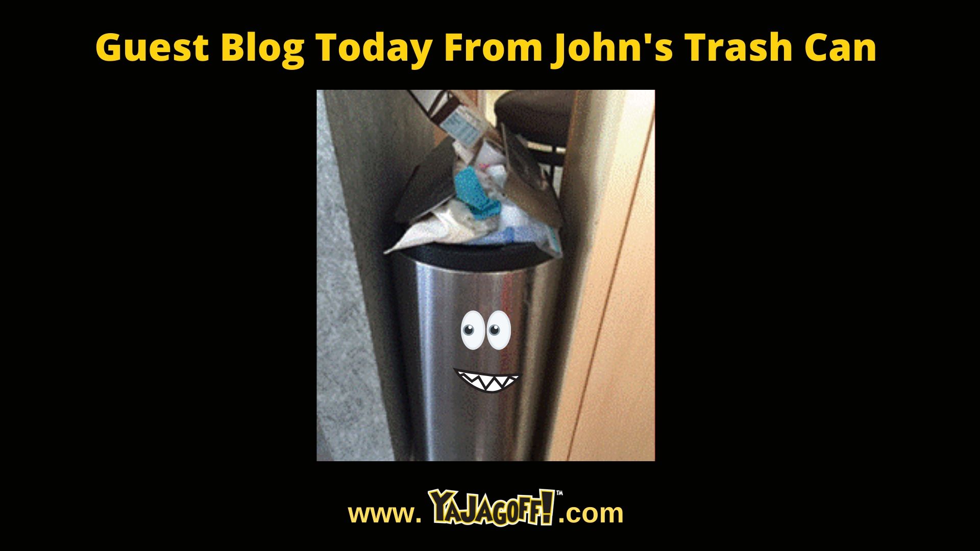 YaJagoff Podcast Garbage Can Photo