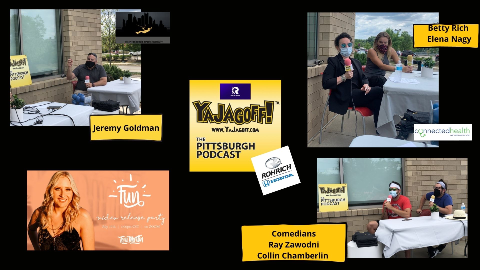 YaJagagoff Podcast Collage Photo at Conected Health