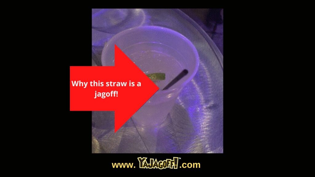 YaJagoff Blog post, a Jagoff straw