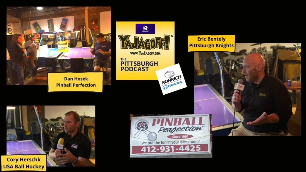 YaJagoff Podcast Guest Collage Pinball Pwerfection