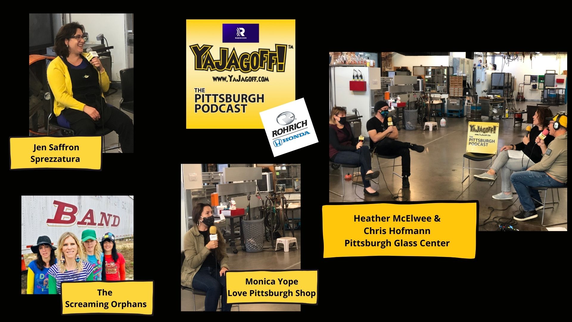 The YaJagoff Podcast at Pittsburgh Glass Center