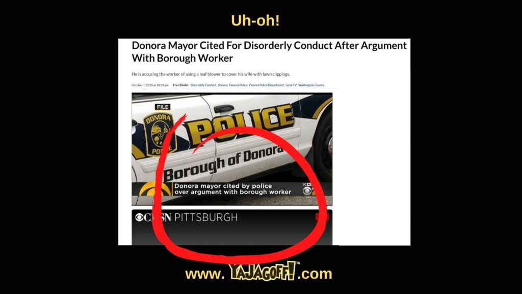 YaJagoff Podcast Mayor of Donora jagoff