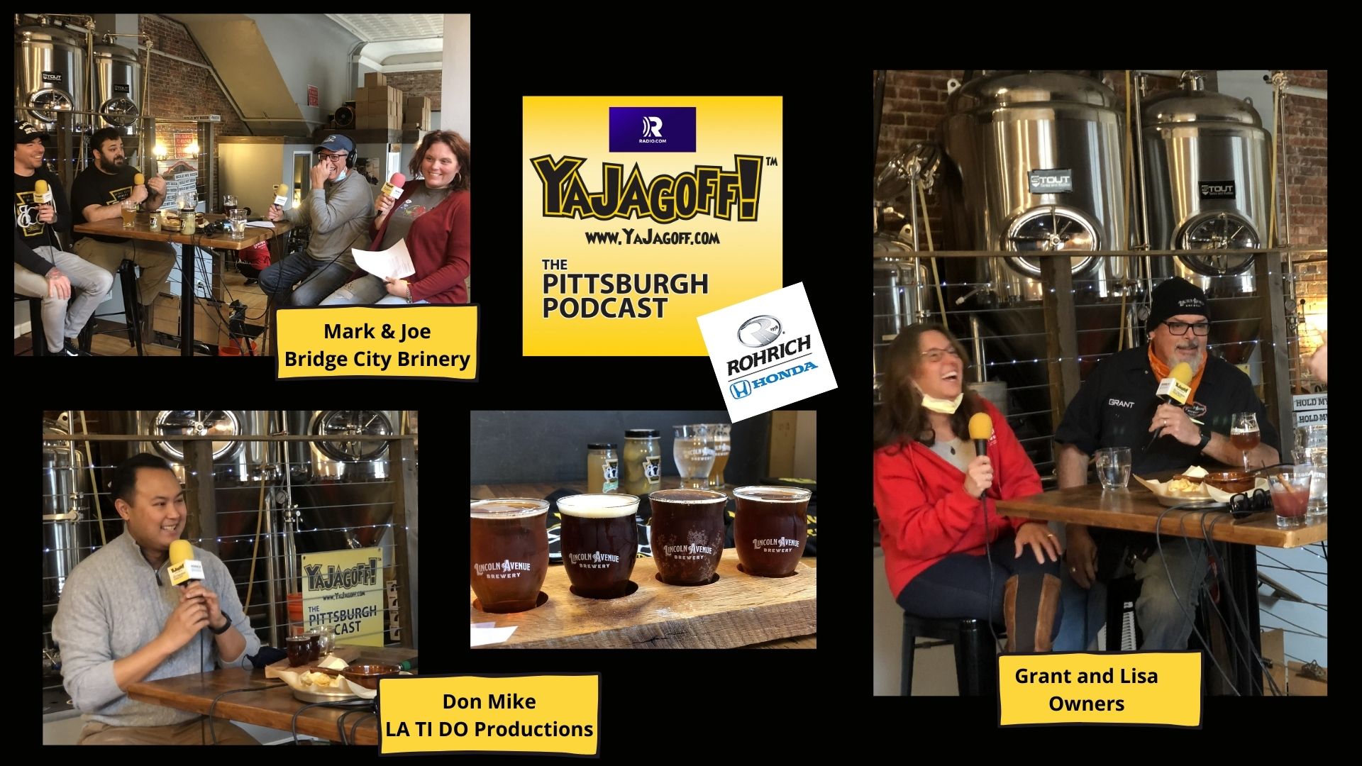 Pittsburgh Podcast Guest Collage