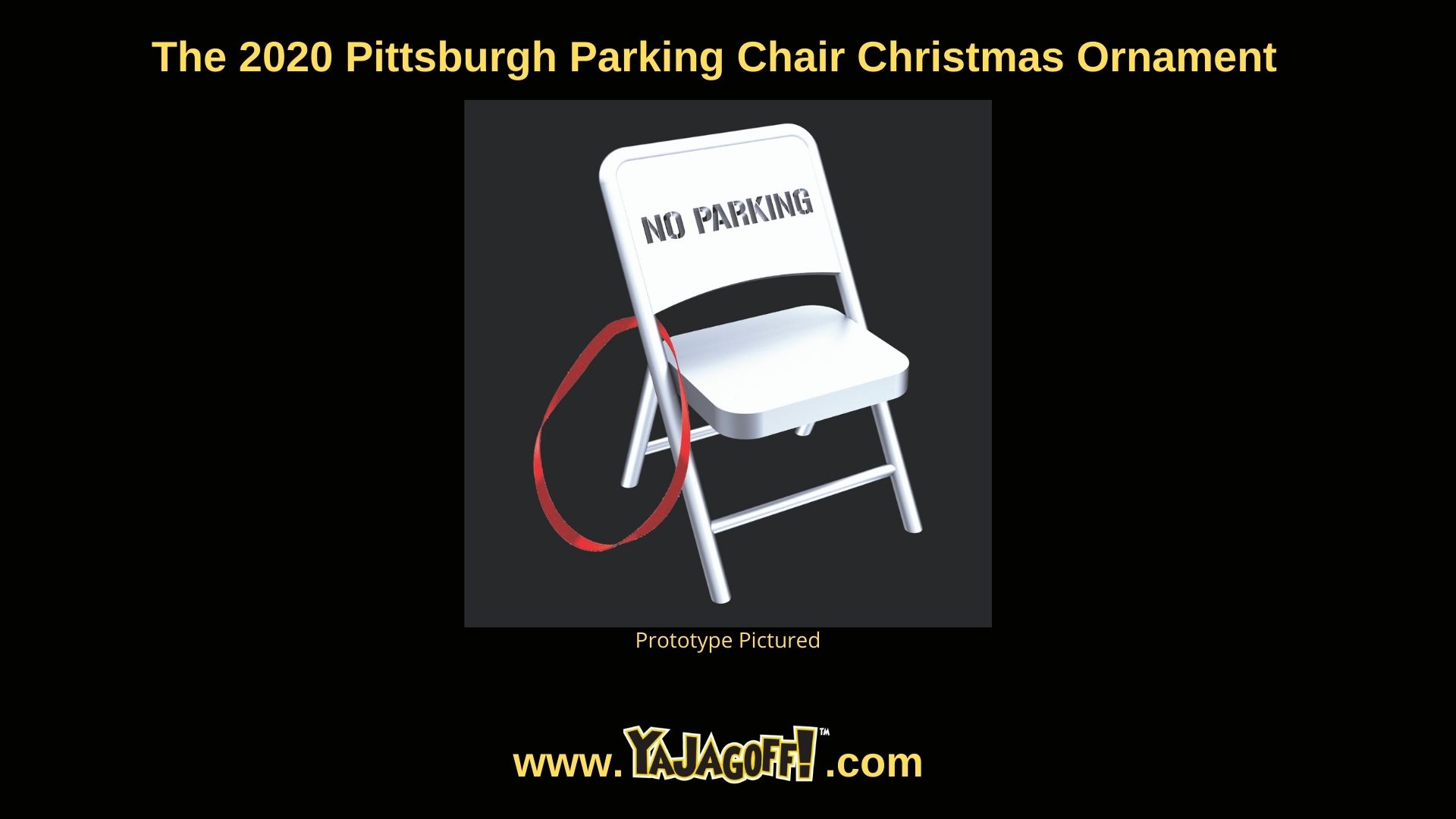 Pittsburgh Parking Chair Ornament 2020