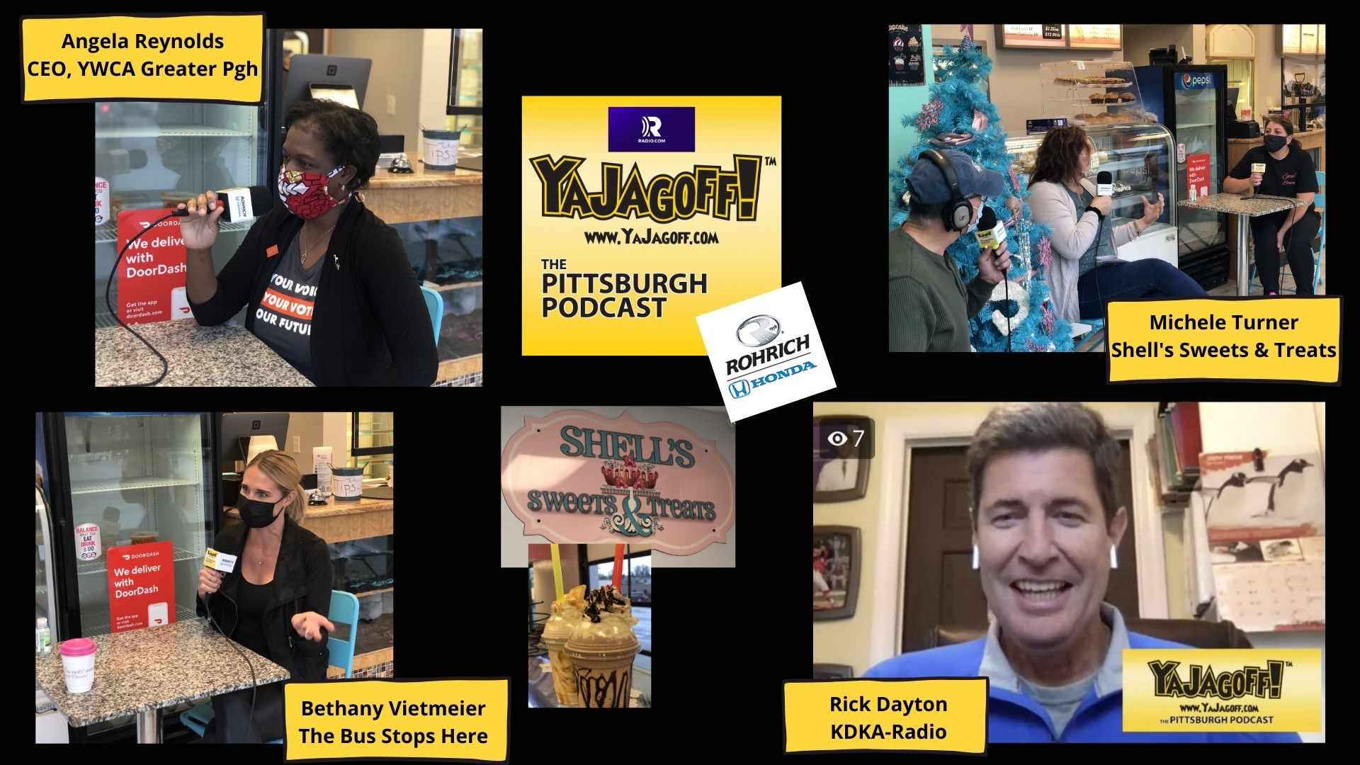 YaJagoff Podcast Collage of Guests