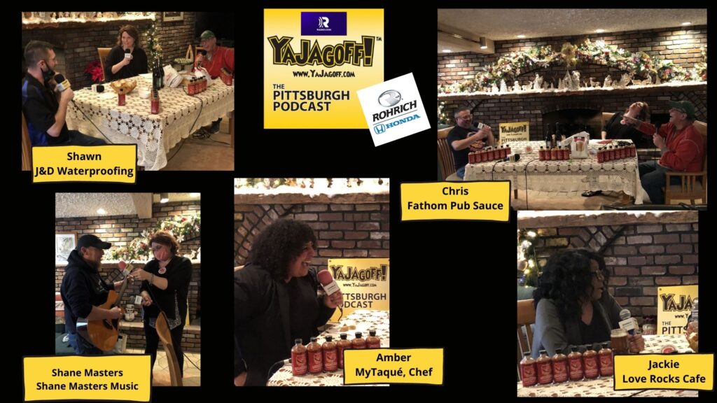 YaJagoff Podcast Pittsburgh Podcast Guest Collage