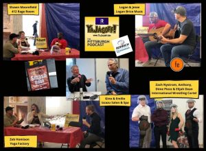 Pittsburgh Podcast Collage Rage Room