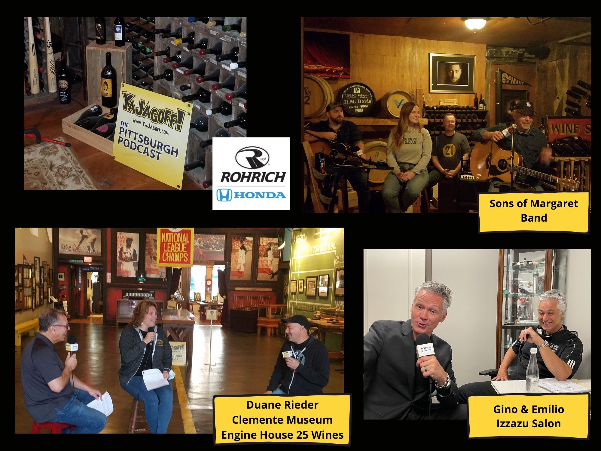 Pittsburgh Podcast Collage Clemente Museum