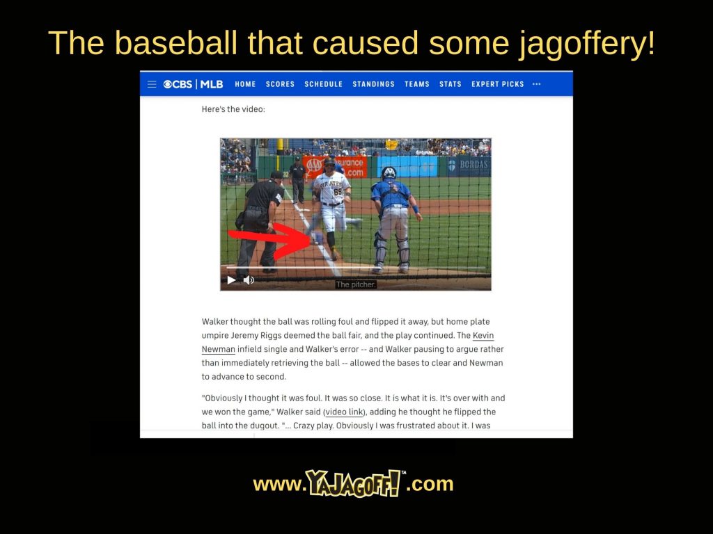 Pirates vs. Mets fair ball