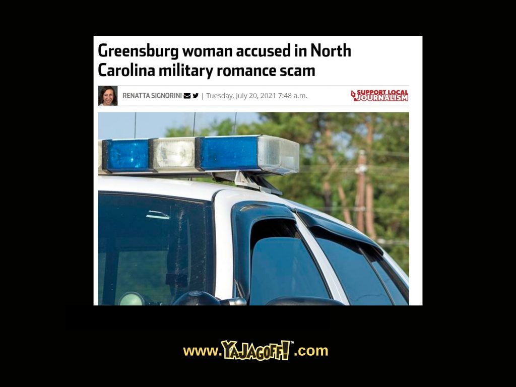 YaJagoff blog Military Scam