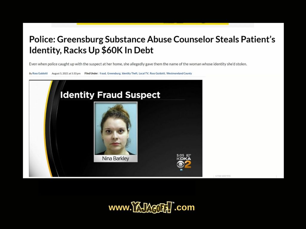 Jagoff blog Nina Barkley