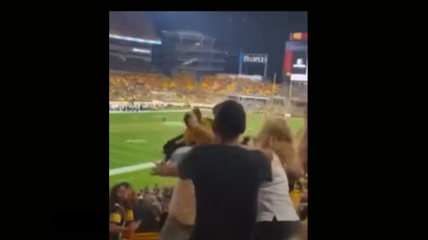 Fight at steelers game jagoffs