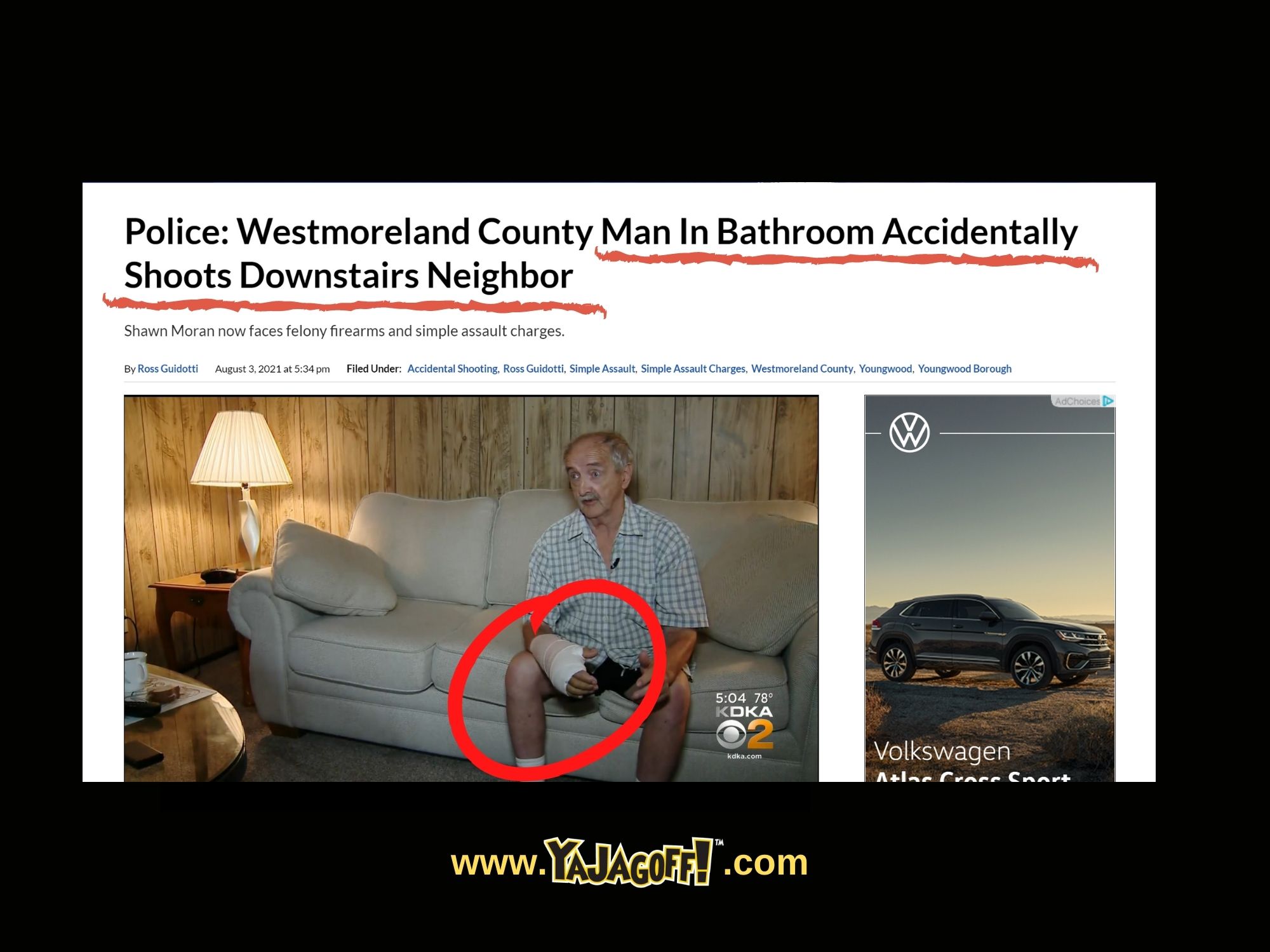 Man shot from bathroom jagoff blog