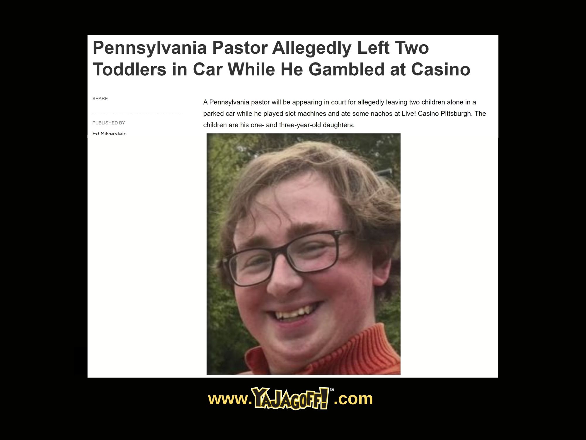 Pastor Allegedly Left Two Toddlers in Car While He Gambled at Casino