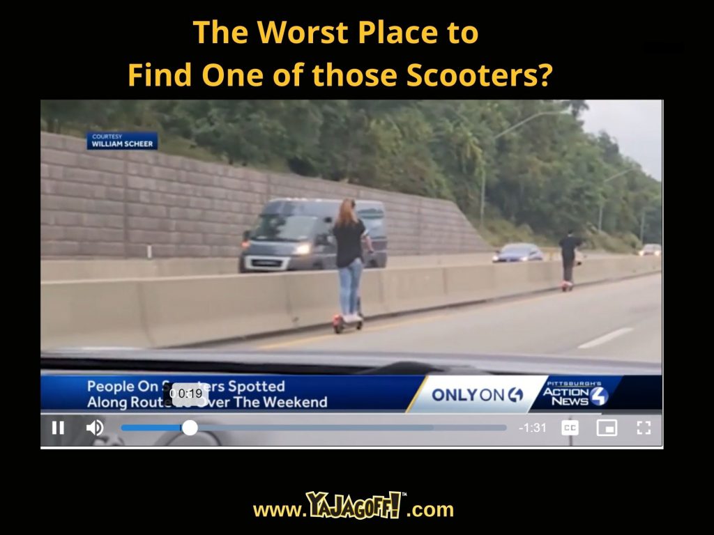 2 scooter riders on Route 28