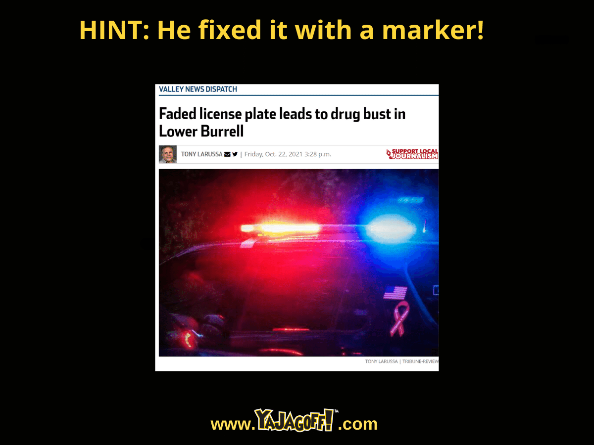 Dumb Criminal jagoff