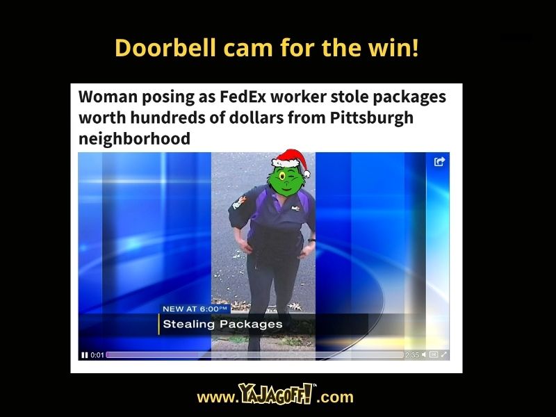 Jagoff stealing packages
