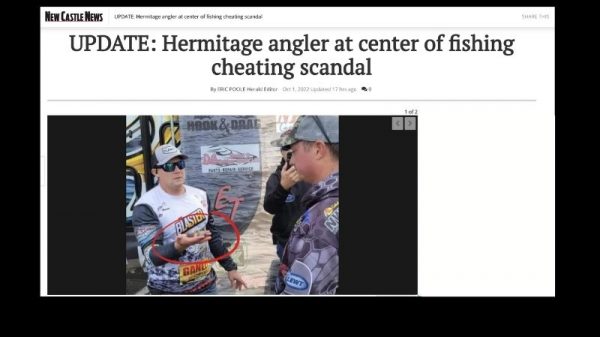 Hermitage angler at center of fishing cheating scandal