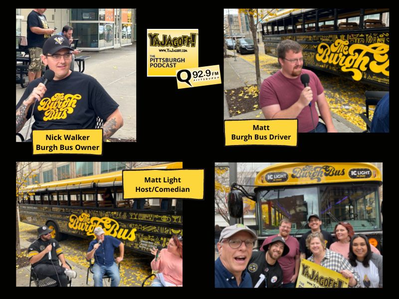 YaJagoff Podcast Burgh Bus Pittsburgh Tour