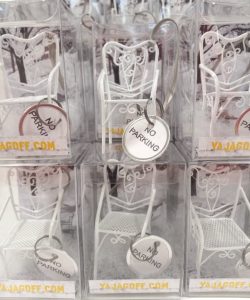YaJagoff Parking Chair Christmas Ornament