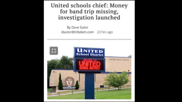 Missing Money from United Schools Band Trip