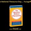 National Thesaurus Day
