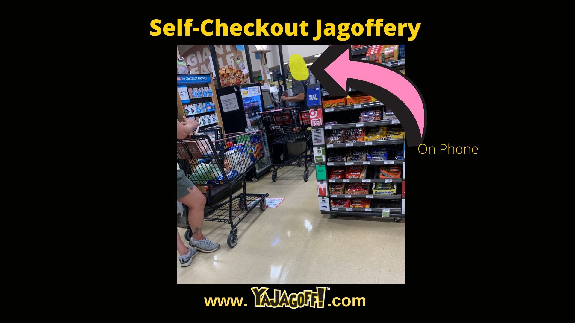 Jagoff at self checkout