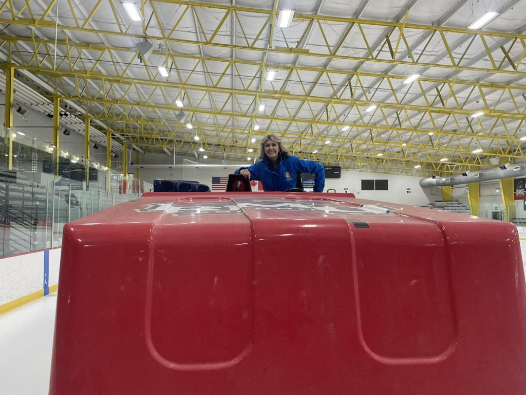 Trisha Pittman WPXI Traffic drives zamboni