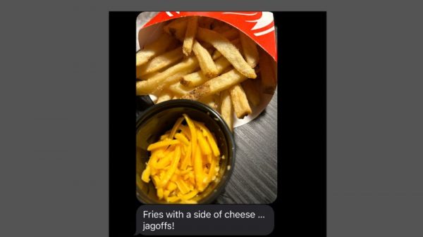 Cheese fries at Wendys