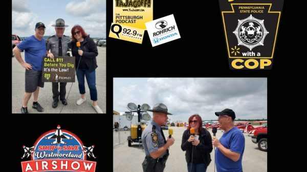 Westremorlend County Air show shop with a cop