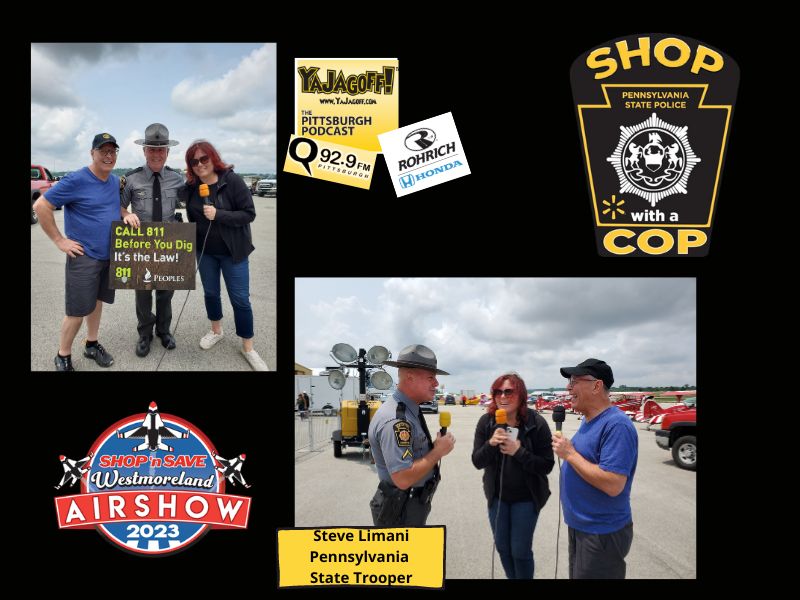 Westremorlend County Air show shop with a cop