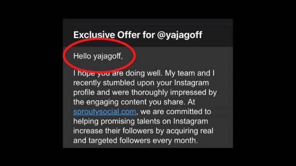 Spam on YaJagoff