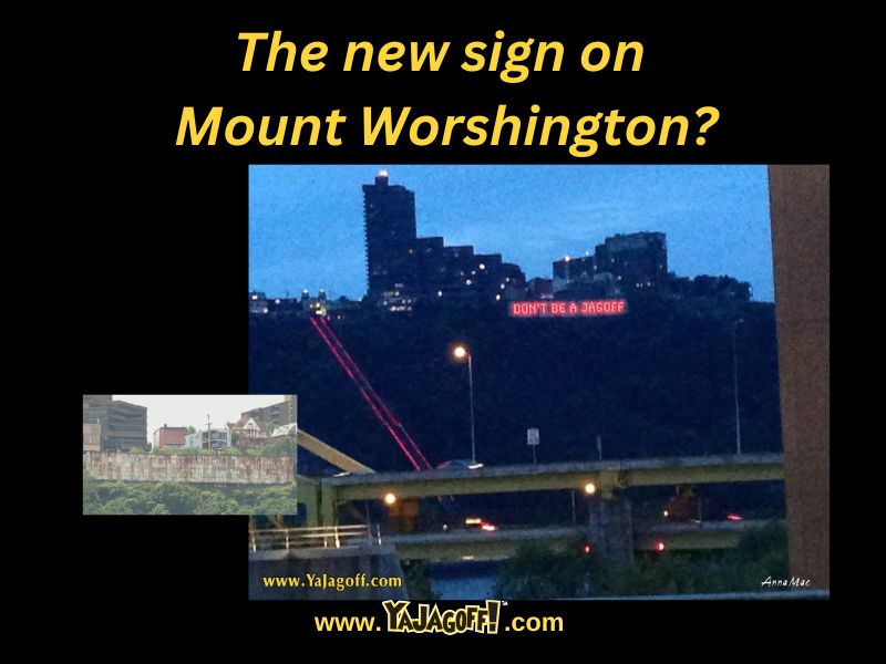 Pittsburgh new iron city sign
