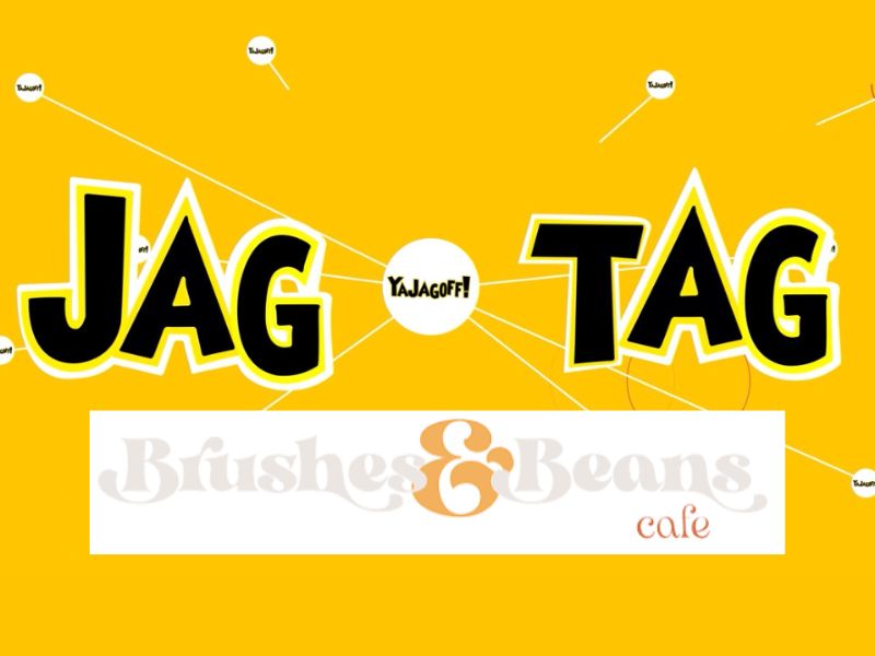 YaJagoff Jag Tag Brushes and Beans Cafe