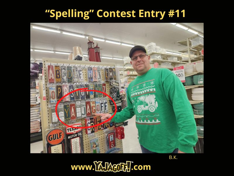 YaJagoff Podcast Spelling Contest