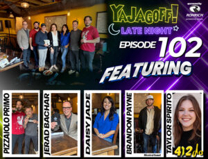YaJagoff Late Night, Pittsburgh Podcast, Market Square, Pizzaola Primo