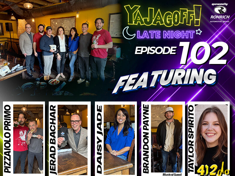 YaJagoff Late Night, Pittsburgh Podcast, Market Square, Pizzaola Primo