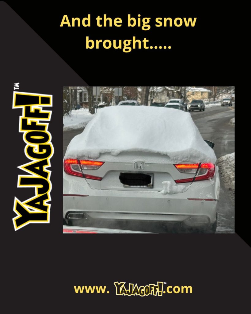 Jagoffs Clean off Car