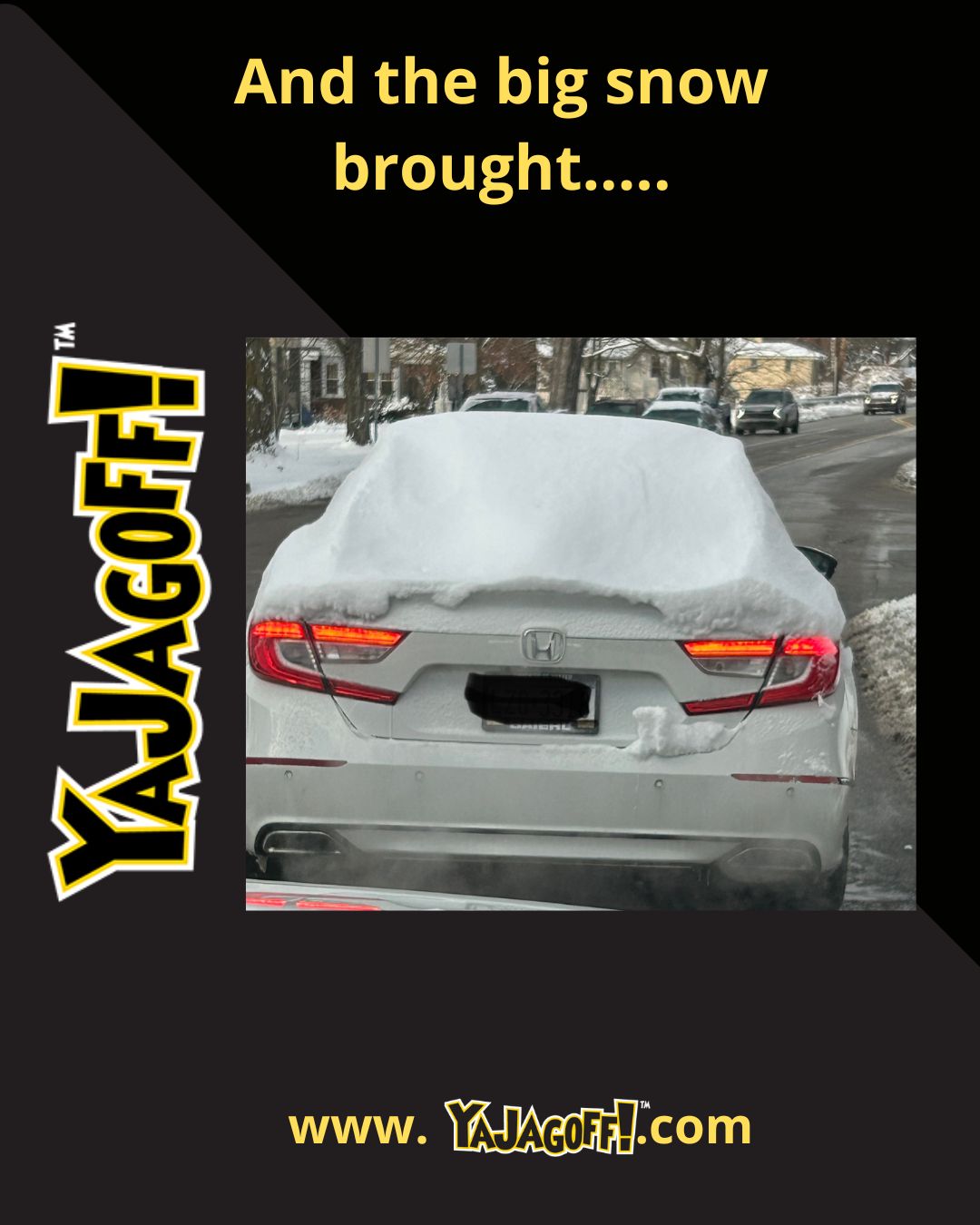 Jagoffs Clean off Car