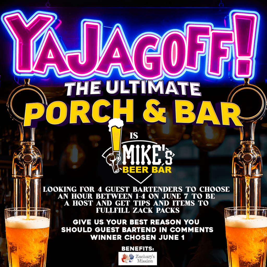 Mikes Beer Bar, Jagoff Porch Tour for Zacharys Mission