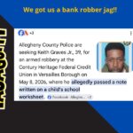Jagoff Bank Robber Dumb Criminal